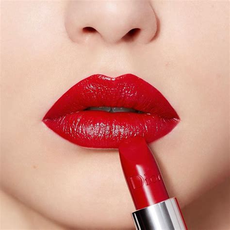 christian Dior red lipstick